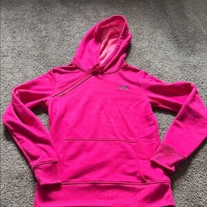 Under Armour Women's Bright Hot Pink Pullover Hoodie